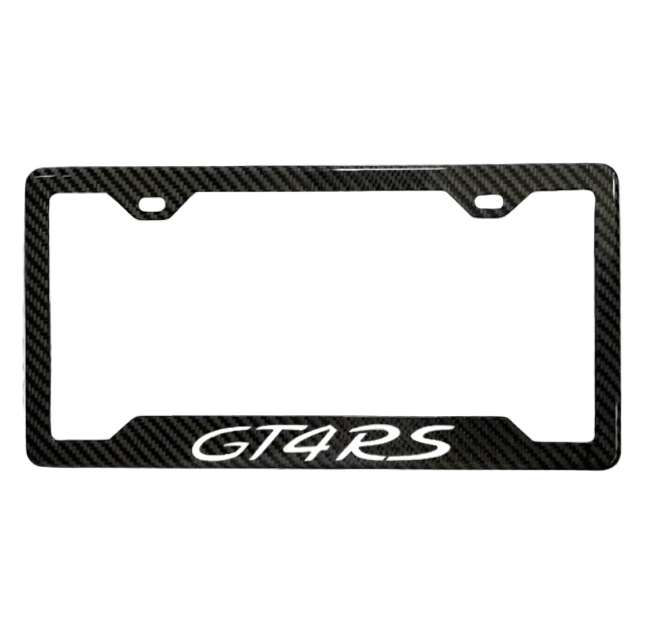 PORSCHE GT4RS 100% REAL CARBON FIBER CAR LICENSE PLATE FRAME