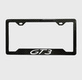 PORSCHE GT3 100% REAL CARBON FIBER CAR LICENSE PLATE FRAME