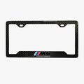 BMW M4 COMPETITON BLACK 100% REAL CARBON FIBER CAR LICENSE PLATE FRAME