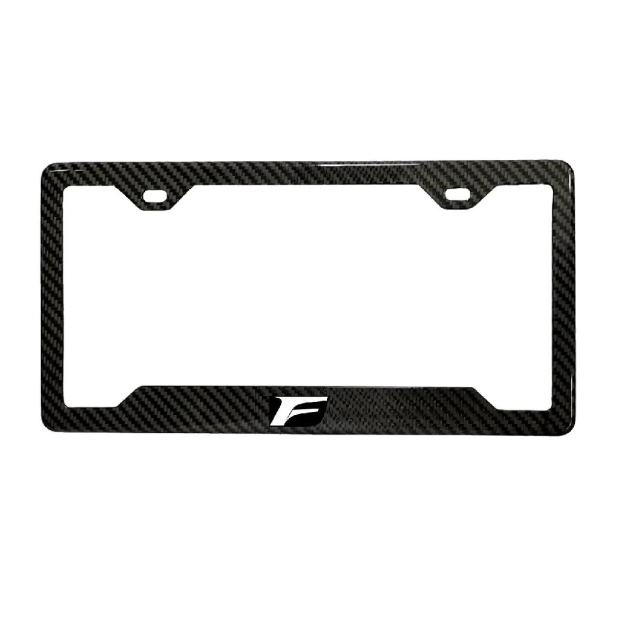 LEXUS F 100% REAL CARBON FIBER CAR LICENSE PLATE FRAME