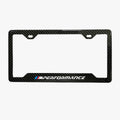 BMW M PREFORMANCE 100% REAL CARBON FIBER CAR LICENSE PLATE FRAME