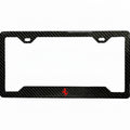 FERRARI 100% REAL CARBON FIBER CAR LICENSE PLATE FRAME