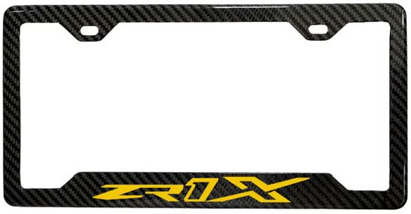 ZR1X 100% REAL CARBON FIBER CAR LICENSE PLATE FRAME