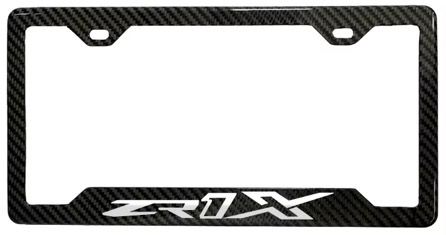 ZR1X 100% REAL CARBON FIBER CAR LICENSE PLATE FRAME