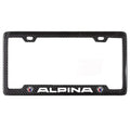 BMW ALPINA 100% REAL CARBON FIBER CAR LICENSE PLATE FRAME