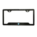 BMW 100% REAL CARBON FIBER CAR LICENSE PLATE FRAME