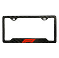 F1 100% REAL CARBON FIBER CAR LICENSE PLATE FRAME