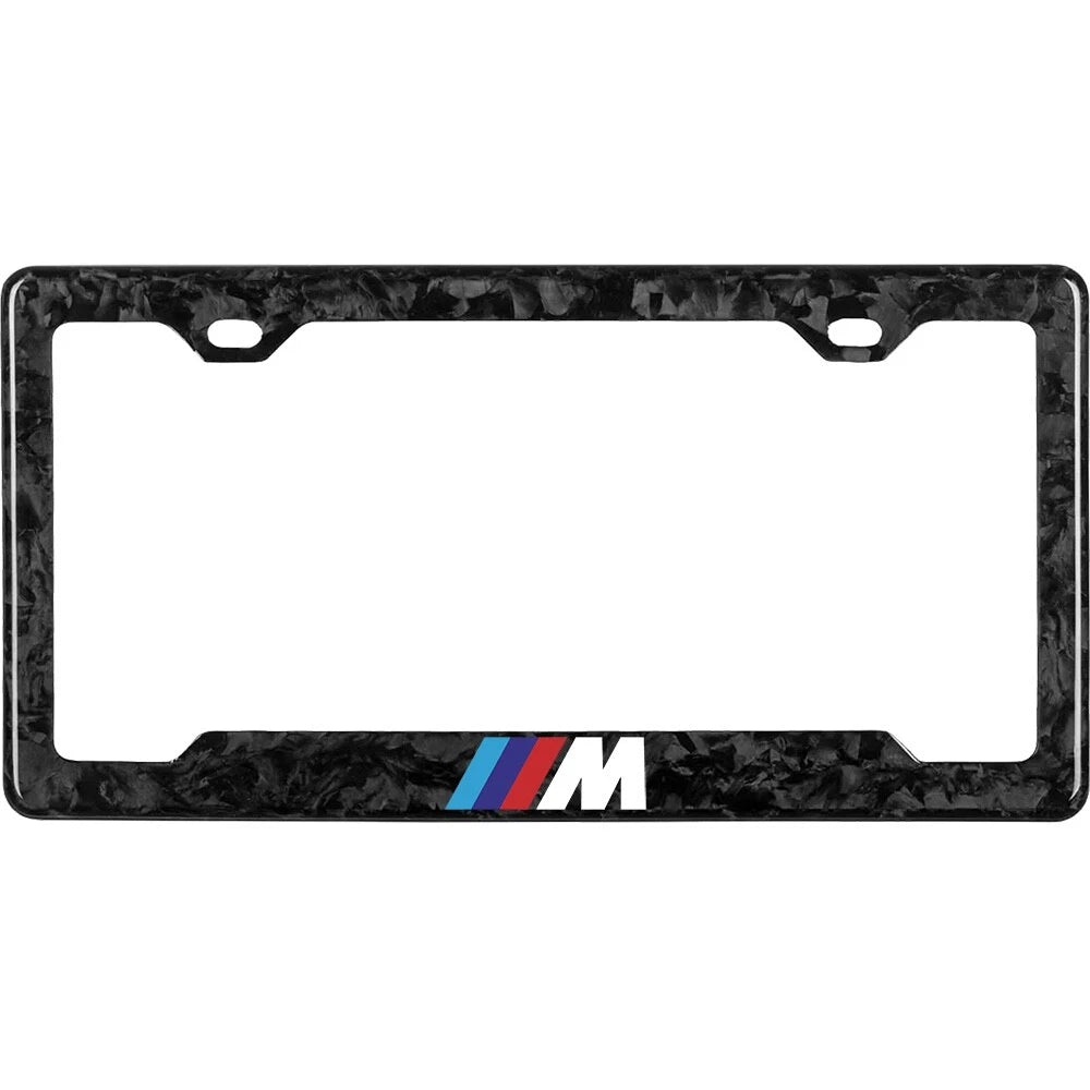 BMW M 100% REAL CARBON FIBER CAR LICENSE PLATE FRAME