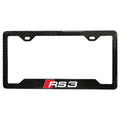 AUDI RS3 100% REAL CARBON FIBER CAR LICENSE PLATE FRAME