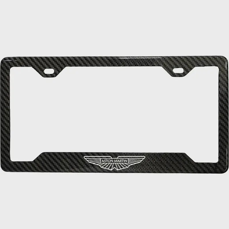 Aston Martin 100% Real Carbon Fiber License Plate Frame