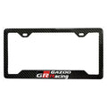 TOYOTA GAZOO RACING 100% REAL CARBON FIBER CAR LICENSE PLATE FRAME