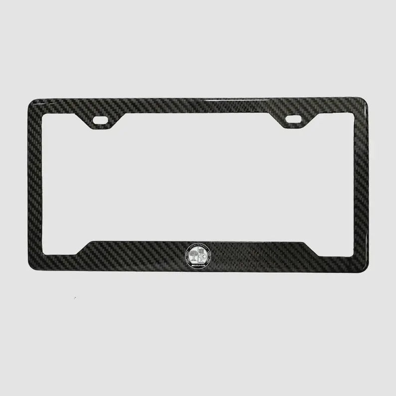 Affalterbach Crest 100% REAL CARBON FIBER CAR LICENSE PLATE FRAME
