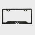 Infiniti 100% REAL CARBON FIBER CAR LICENSE PLATE FRAME