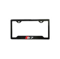 AUDI S7 100% REAL CARBON FIBER CAR LICENSE PLATE FRAME
