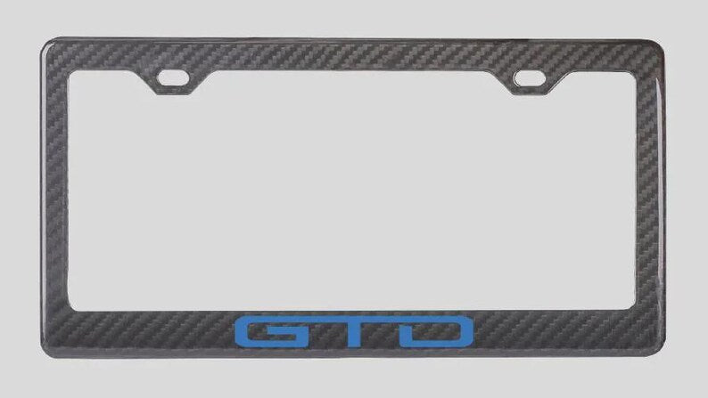 MUSTANG GTD 100% REAL CARBON FIBER CAR LICENSE PLATE FRAME