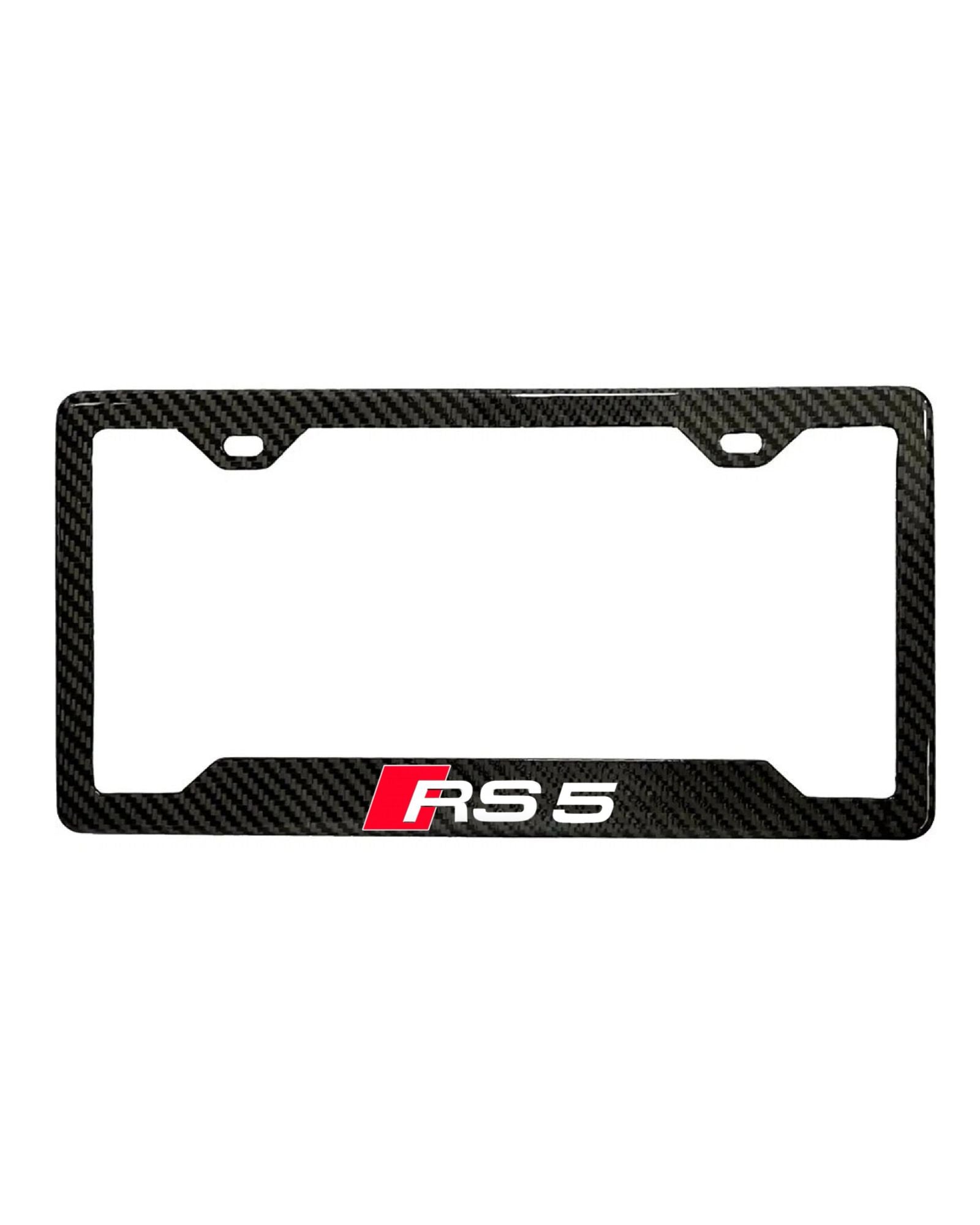 AUDI RS5 100% REAL CARBON FIBER CAR LICENSE PLATE FRAME