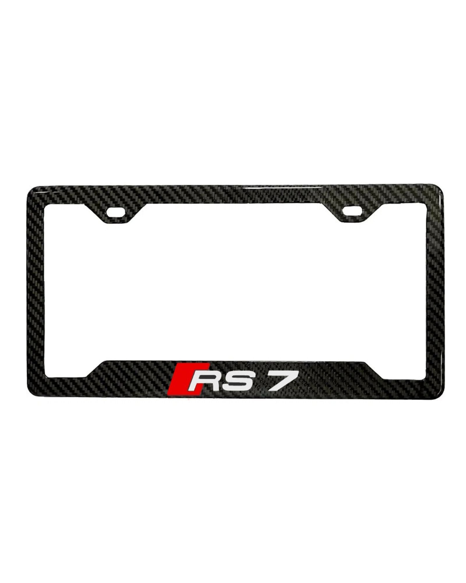 AUDI RS7 100% REAL CARBON FIBER CAR LICENSE PLATE FRAME