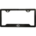 LEXUS 100% REAL CARBON FIBER CAR LICENSE PLATE FRAME