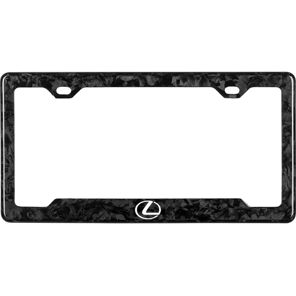 LEXUS 100% REAL CARBON FIBER CAR LICENSE PLATE FRAME