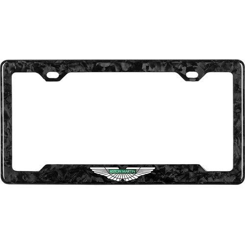 ASTON MARTIN 100% REAL CARBON FIBER LICENSE PLATE FRAME