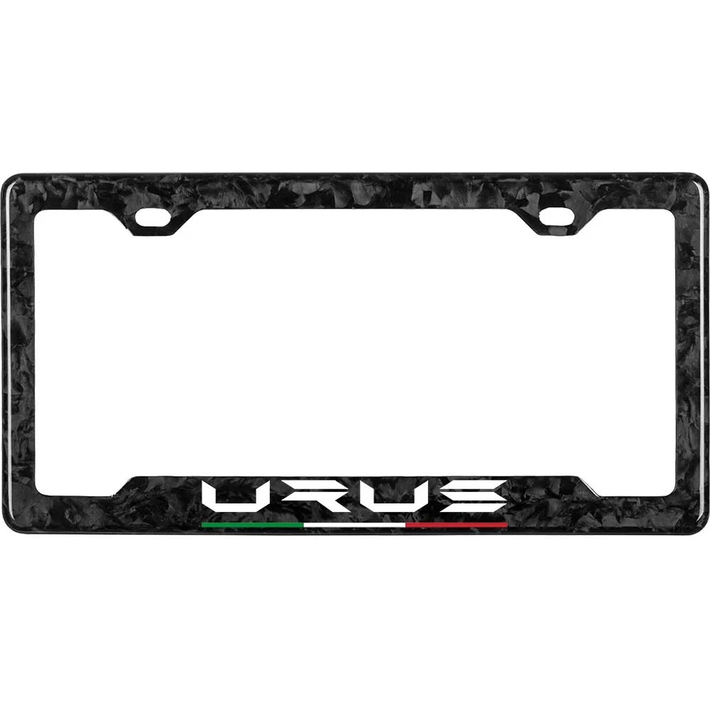 LAMBORGHINI URUS 100% REAL CARBON FIBER CAR LICENSE PLATE FRAME