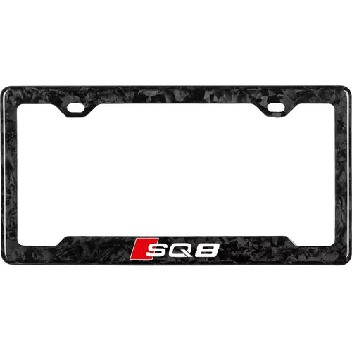 AUDI SQ8 100% REAL CARBON FIBER CAR LICENSE PLATE FRAME