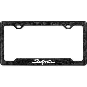 SUPRA 100% REAL CARBON FIBER CAR LICENSE PLATE FRAME